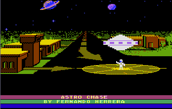 Astro Chase (1982) (Parker Bros First Star Software) Screenshot